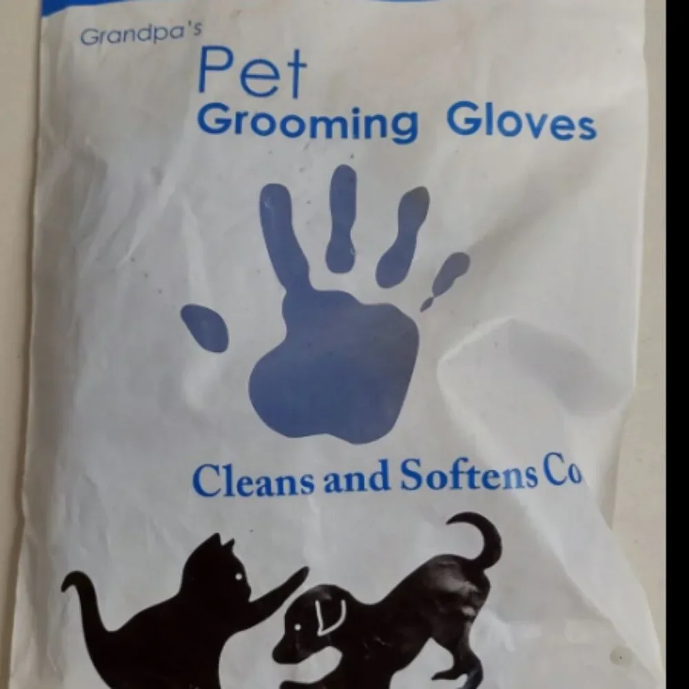 Upgraded Pet Shedding Mitts Dog, Cat & Horse Hair Remover/Grooming Gloves (K1)